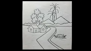 Thumbnail: How to draw landscape with pencil 