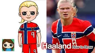 Thumbnail: How to Draw Erling Haaland ⚽️ FIFA World Cup | Norway Football Soccer Player