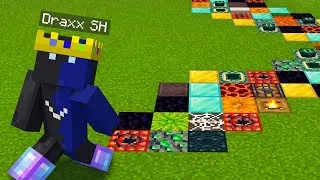 Thumbnail: Minecraft,But Every Step Spawns Random Block...!(Can I Beat it?)