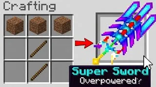 Thumbnail: I Added Custom SUPER Tools in Minecraft..!
