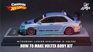 Thumbnail: LANCER EVOLUTION VOLTEX BODYKIT | HOT WHEELS CUSTOM