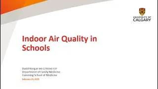 Thumbnail: Indoor Air Quality in Schools: Inexpensive Protection of the Health of Students, Staff & Visitors