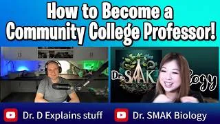 Thumbnail: Interview with Dr. Mak. How to get a job as a community college professor!