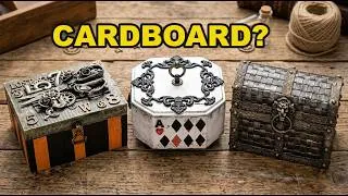 Thumbnail: You Won't Believe These Boxes Were Just Cardboard! ✨ DIY Vintage Crafts