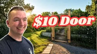 Thumbnail: I Built an 7-Foot Garden Door for Under $10 (No Digging Required)
