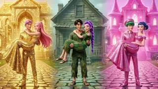 Thumbnail: K Pop Demon Hunters Rich Zoey and Mira Family VS Poor Rumi Family VS Green Family -  A Touching Stoy