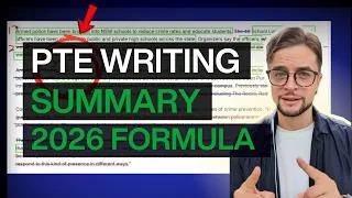Thumbnail: PTE Summarize Written Text 2026 | Find Key Points FAST & Score 90