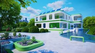 Thumbnail: Emerald Horizons | Frutiger Aero Ambience | No AI