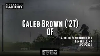 Thumbnail: 2024 Baseball Factory National Showcase - Caleb Brown - Virginia 2027