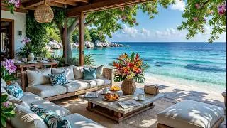 Thumbnail: 🏝️ Oceanfront Garden Lounge Beneath Shady Trees | Cozy Café Jazz for Slow Days & Quiet Inspiration ☕