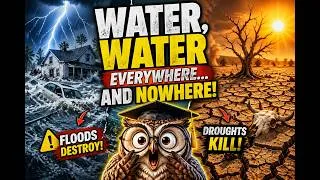 Thumbnail: Too Much Water… Or None At All? 🌊 Earth’s Extremes Explained