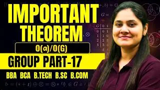 Thumbnail: Order of an element divides order of group|Chapter Group Theory|BCA|B.TECH|B.SC|BBA|Dream Maths