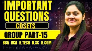 Thumbnail: Cosets| Important Questions|Chapter Group Theory|BCA|B.TECH|B.SC|BBA|Dream Maths