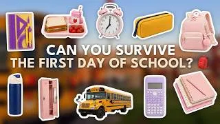 Thumbnail: Can You Survive THE FIRST DAY OF SCHOOL? 🎒😱💗