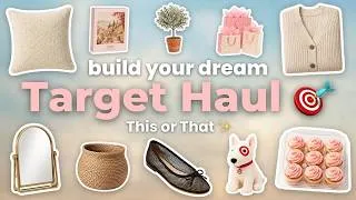 Thumbnail: Build Your DREAM Target Haul | THIS or THAT 🎯🛒🎀💗
