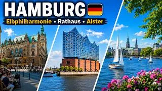 Thumbnail: Hamburg 🇩🇪 Elbphilharmonie to Rathaus & Alster | Beautiful City Walk 4K HDR #walking #germany #4k