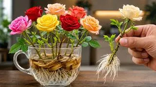 Thumbnail: Experiment: Propagating Rose Cuttings Without Rooting Hormone! Surprising Results!