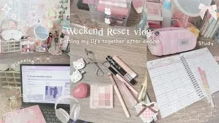 Thumbnail: Weekend Reset vlog ✧ : getting my life together after exams,cleaning, what i eat,cooking