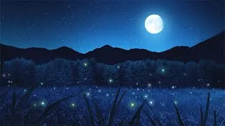 Thumbnail: Relaxing Sleep Music & Night Nature Sounds: Soft Crickets, Gentle Piano, Stress Relief, Fall Asleep