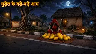 Thumbnail: चुड़ैल के बड़े-बड़े आम | Giant Mangoes | Chudail Ki Kahaniya | Bhootiya Kahaniya | Horror Stories