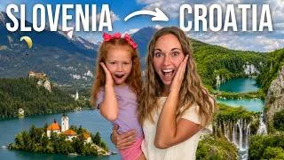 Thumbnail: One Month. Two Countries. Europe's BEST Overlooked Family Trip 🇸🇮🇭🇷