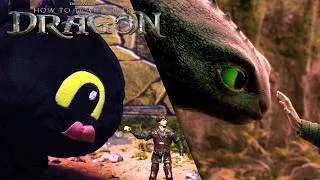 Thumbnail: Hiccup Meets Toothless... WITH TOYS! | HOW TO TRAIN YOUR DRAGON