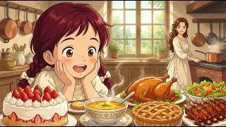 Thumbnail: a sunny castle feast for little princess | cozy ghibli-style