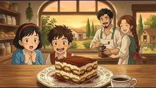 Thumbnail: family tiramisu bakery morning on a tiny countryside farm | slow life asmr vlog