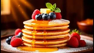 Thumbnail: BEST Pancakes 🥞 of Your Life in 5 Minutes!🍯