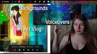 Thumbnail: How did I create animated short film? | Part 2 | Voiceovers and bgs | Art Vlog