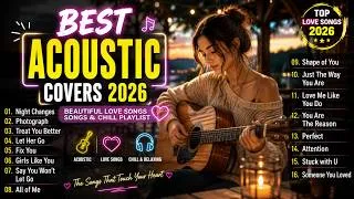 Thumbnail: BEST ACOUSTIC COVERS 2026 🎵 | BEAUTIFUL LOVE SONGS & CHILL PLAYLIST