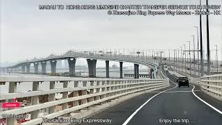 Thumbnail: 🇲🇴 🇭🇰 MACAU TO HONG KONG LIMOSINE CHARTER TRANSFER SERVICE TOUR REVIEW @ Zhusanjiao Ring Express Way