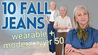 Thumbnail: Wearable Fall 2026 Denim Trends for Women Over 50 || 10 Jeans Tried On and Styled!