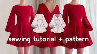 Thumbnail: How to Sew a ZIMMERMANN Inspired Paneled Dress + Vivienne Dress DA Sewing Pattern