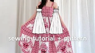 Thumbnail: How to Sew a DOLCE & GABBANA Inspired Dress: Step-by-Step Tutorial + Cherry Sewing Pattern