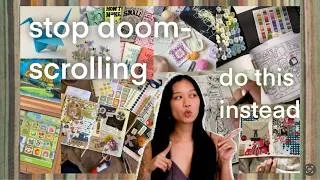 Thumbnail: 50+ LOW-EFFORT things to do instead of DOOMSCROLLING