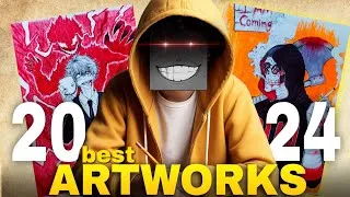 Thumbnail: Top 10 Best Drawings of 2024 | a personal art tour!