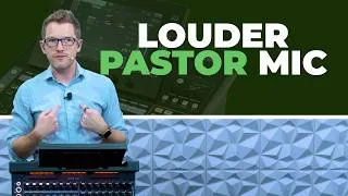 Thumbnail: Make Your Pastor's Lav Mic Louder Without Feedback: Behringer WING Tutorial