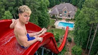 Thumbnail: I Built the World's TALLEST Waterslide!