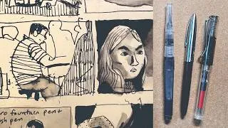 Thumbnail: My basic pen ink combo for drawing on the go