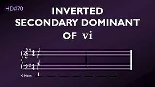 Thumbnail: Harmonic Dictation #70 – Inverted V(7)/vi Chords (G Major)