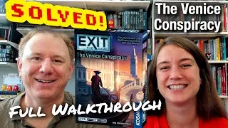 Thumbnail: Exit the Game: The Venice Conspiracy - full walkthrough + solution with Dr Gareth and Laura