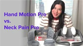 Thumbnail: Neck Massager vs Neck Pain Relief Device – What’s the Difference? | Hand Motion Pro vs Neck Pain Pro