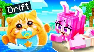 Thumbnail: Playing as BABY PUFFERCAT To Troll My Friends in Minecraft!