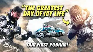 Thumbnail: We shocked EVERYONE by beating 3 CHAMPIONS at DriftMasters!