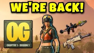 Thumbnail: Fortnite OG is HERE! (Chapter 1 - Season 1)