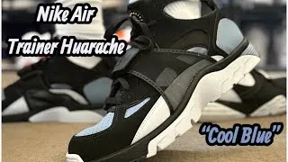 Thumbnail: Nike Air Trainer Huarache “COOL BLUE” Returns | SNKRS APP Unboxing and On Foot Review 