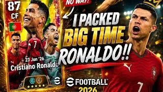 Thumbnail: I PACKED BIG TIME LIVING LEGEND RONALDO!! 😱🔥 EFOOTBALL 2026 INSANE LUCK!