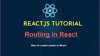 Thumbnail: Routing in React | React Router Tutorial | React Router Dom