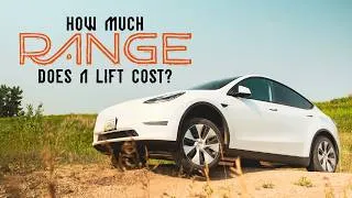 Thumbnail: We Lifted a Model Y and Range Tested It. The Result Surprised Us.